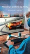 Кабель Vention USB-C - DisplayPort v1.4 двосторонній 8K 60Hz 4K 144Hz HDR 1 м Чорний (CRFBF) - зображення 6