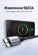 Кабель Ugreen US374 USB 3.0 Type-A - Micro-B 1 м 5 Гбіт/с HDD SSD нейлон Черный (80793) - изображение 7
