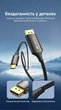 Кабель Vention USB-C - DisplayPort v1.4 двосторонній 8K 60Hz 4K 144Hz HDR 1 м Чорний (CRFBF) - зображення 11