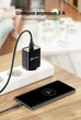 Кабель Ugreen US184 USB 3.0 - Type-C 3 А 5 Гбіт/с QC 3.0 0.25 м Чорний (20880) - зображення 3