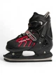 Коньки раздвижные ледовые Banwei 023 размер 35-38 Black-Red - изображение 2