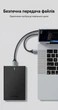 Кабель Vention USB 3.0 Type-A - Type-A 3 м 5 Гбит/с хлопковая оплетка Серый (CTSHI) - изображение 6