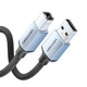 Кабель для принтера Vention USB 2.0 USB-A - USB-B 8 м екранований в обплетенні Сірий (CTTHK) - зображення 1