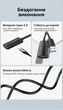 Активний подовжувач Vention USB 3.0 AM-AF 5 м 5 Гбіт/с з живленням USB-C Чорний (CBMBJ) - зображення 7