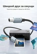 Кабель для принтера Vention USB 2.0 USB-A - USB-B 1.5 м бавовняне обплетення алюмінієвий корпус Сірий (CTTHG) - зображення 4