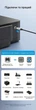 Кабель для принтера Vention USB 2.0 USB-A - USB-B 1.5 м бавовняне обплетення алюмінієвий корпус Сірий (CTTHG) - зображення 9