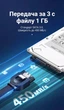 Кабель Ugreen US217 SATA 3.0 6 Гбит/с прямой плоский с фиксаторами 0.5 м Черный (30796) - изображение 11