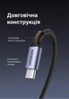 Кабель Ugreen US334 USB-C - USB-C 1 м PD 100W 5A QC 4.0 угловой 90° Черный (70643) - изображение 2
