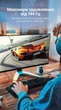 Кабель Vention USB-C - DisplayPort v1.4 Двусторонний 2 м 8K 60Гц 4K 144Гц Черный (CRFBH) - изображение 6