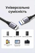 Кабель Ugreen US374 USB 3.0 - Micro USB 3.0 5 Гбит/с для HDD/SSD 0.25 м нейлон Черный (20117) - изображение 2