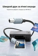 Кабель для принтера Vention USB 2.0 USB-A - USB-B 480 Мбит/с 1 м хлопковая оплетка Серый (CTTHF) - изображение 4