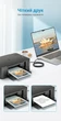 Кабель для принтера Vention USB 2.0 USB-A - USB-B 480 Мбит/с 5 м в хлопковой оплетке Серый (CTTHJ) - изображение 3