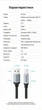 Кабель для принтера Vention USB 2.0 USB-A - USB-B 480 Мбит/с 1 м хлопковая оплетка Серый (CTTHF) - изображение 10