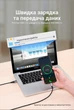 Кабель Vention USB 2.0 - USB Type-C 3A QC 3.0 1.5 м Сірий (CODHG) - зображення 13