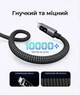 Кабель Ugreen Uno L509 USB-C - USB-C PD 100W 5A 3 м Smart LED Display Nylon Чорний (35513) - зображення 8