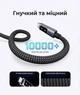 Кабель Ugreen Uno USB-C - USB-C PD 100W 5A LED-дисплей нейлон 2 м Чорний (35512) - зображення 8