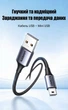 Кабель Ugreen US375 USB 2.0 - Mini USB 3 м нейлонове обплетення Чорний (80797) - зображення 3