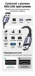 Кабель Ugreen US375 USB 2.0 - Mini USB 3 м нейлонове обплетення Чорний (80797) - зображення 4