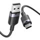 Кабель Vention USB-A - USB-C 3A 60W 1 м Черный, QC, CarPlay (CTNBF) - изображение 1