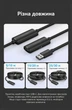 Активный удлинитель Vention USB 2.0 5 м с питанием USB-C 480 Мбит/с Черный (CBKBJ) - изображение 11