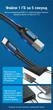 Кабель Vention USB-C - USB 3.0 Type-B 5 Гбіт/с 2 А 0.25 м Чорний (CQVBC) - зображення 4