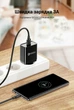Кабель Ugreen US184 USB 3.0 Type-C 3A QC 3.0 5 Гбіт/с 1.5 м Чорний (20883) - зображення 3
