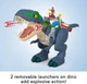 Інтерактивна іграшка Fisher-Price Imaginext Jurassic World Rebirth Dinosaur Playset T-rex Тиранозавр Рекс - зображення 4