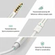 Аудио сплиттер Ugreen AV141 Jack 3.5 мм TRRS - 2х3.5 мм для микрофона и наушников 20 см Белый (10789) - изображение 6