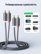 Аудиокабель Ugreen AV104 2RCA - 2RCA 1 м Hi-Fi Stereo Черный (30747) - изображение 7