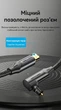 Кабель Vention Toslink Optical 5 м угловой 90° поворотный 360° Черный (BKDBJ) - изображение 8