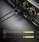 Аудиокабель Vention Jack 3.5 мм - 2xJack 6.35 мм 0.5 м Черный (BACBD) - изображение 4