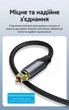 Кабель оптический аудио Vention S/PDIF Toslink - Toslink 2 м позолоченные коннекторы нейлоновая оплетка Черный (BAVBH) - изображение 8