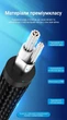 Аудіокабель Vention Jack 6.5 мм 2 м TS Mono, бавовняне обплетення, позолочені контакти Сірий (BASHH) - зображення 5