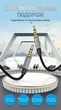 Кабель Vention TRRS Audio 3.5 мм 2 м 4-pin, з підтримкою мікрофона, нейлонове обплетення Сірий (BAQHH) - зображення 2