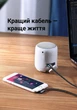 Кабель Ugreen AV112 AUX 3.5 мм 0.5 м угловой 90°, Hi-Fi, стерео, нейлоновая оплетка Сине-черный (60178) - изображение 8
