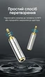Переходник Vention 2.5 мм - 3.5 мм TRRS 4-pin, с поддержкой микрофона Серебристый (VAB-S02) - изображение 5