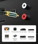 Коаксиальный аудиокабель Vention RCA 75 Ом 1.5 м Hi-Fi Посеребренная медь Зеленый (BCTGG) - изображение 9