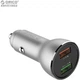 Автомобильное зарядное устройство Orico 2 USB 30W QC3.0 Серебристый (ORICO-UPF-Q2-SV-BP) - изображение 9