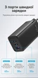 Зарядний пристрій Vention 2xUSB-C + USB-A GaN 65W PD 3.0 QC 4.0 PPS Чорний (FEDB0-EU) - зображення 5