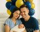 Кульки повітряні для декора и праздника 30 см • набор 30 шт + 30 наклеек • золотые, тёмно-синие, прозрачные с конфетти • AlandWay 2100094 - изображение 3