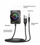 Автомобільний Bluetooth-ресивер Ugreen CM723 AUX 3.5 мм Bluetooth 5.4 1.5 м з мікрофоном, RGB Чорний (35002) - зображення 9