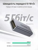 Переходник Ugreen US381 USB 3.0 Type-A Female-Female 5 Гбит/с Алюминий Серый (20119) - изображение 2