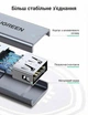 Переходник Ugreen US381 USB 3.0 Type-A Female-Female 5 Гбит/с Алюминий Серый (20119) - изображение 6