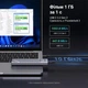Внешний карман Ugreen CM559 M.2 NVMe/SATA USB 3.2 Gen 2 10 Гбит/с алюминиевый с силиконовым чехлом Серый (90408) - изображение 11