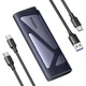 Внешний карман Ugreen CM767 M.2 NVMe/SATA USB-C 3.2 Gen 2 10 Гбит/с Серый (15813) - изображение 1
