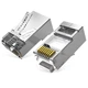 Конектор RJ45 Vention Cat.6A FTP 10 шт зі вставкою 1.1 мм Сріблястий (IDFR0-10) - зображення 1