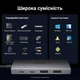 USB-хаб Ugreen CM480 USB-C > 2xUSB-C + 2xUSB-A 3.2 Gen 2 10 Гбіт/с OTG 25 см Темно-сірий (30758) - зображення 9