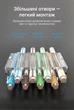 Конектор Vention Cat.8 FTP RJ45 2 шт 40 Гбіт/с металевий корпус 22-26AWG 50U Золотистий (IDHR0-2) - зображення 8