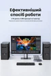 KVM-переключатель Ugreen CM664 HDMI 2.0 2x1 4K 60Hz HDR 3xUSB-A + 1xUSB-C 3.0 с пультом Черный (15707) - изображение 5