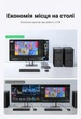 KVM-переключатель Ugreen CM664 HDMI 2.0 2x1 4K 60Hz HDR 3xUSB-A + 1xUSB-C 3.0 с пультом Черный (15707) - изображение 6